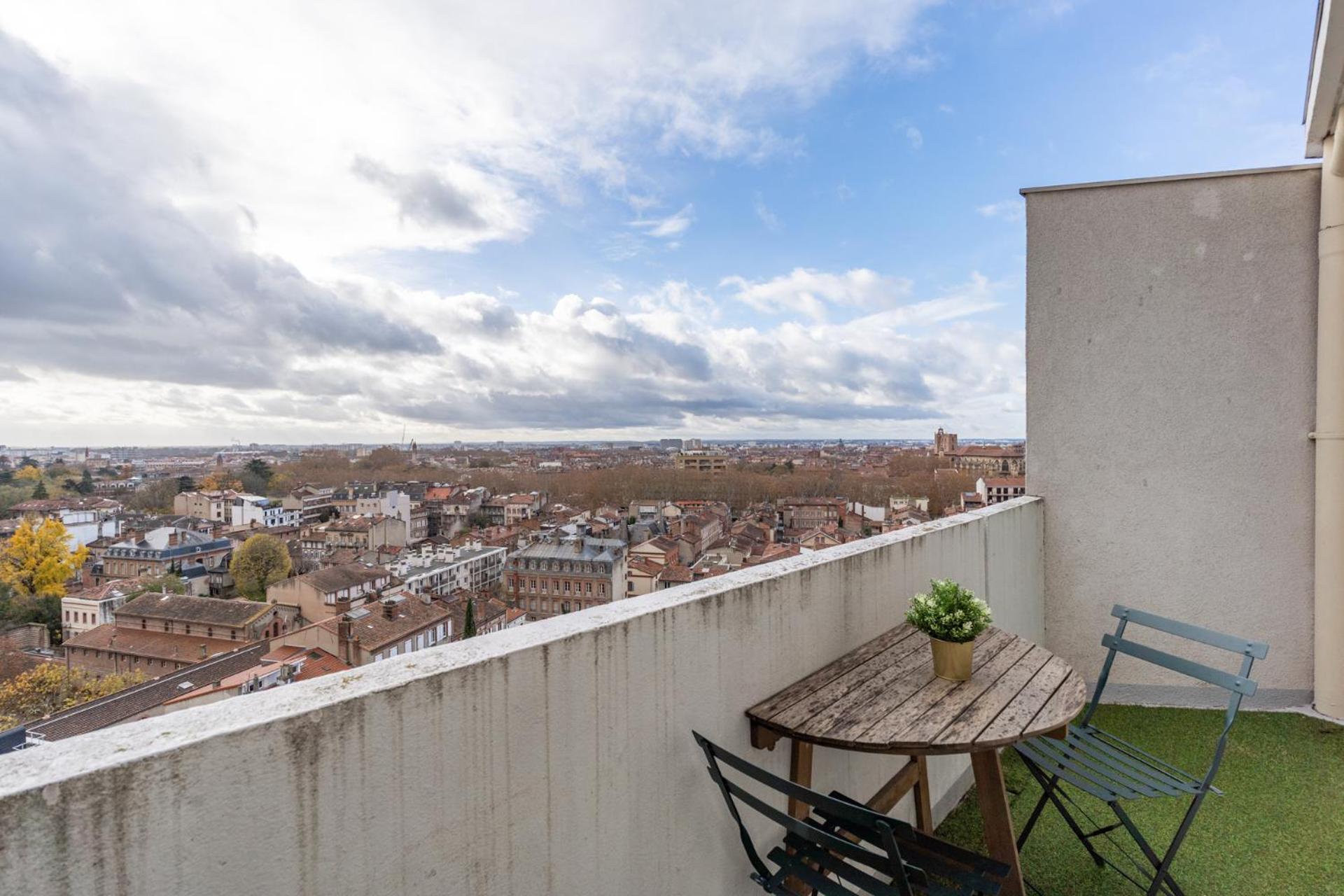 Le Panoramique - Clim, Balcon, Superbe Vue, Wifi Leilighet Toulouse Eksteriør bilde